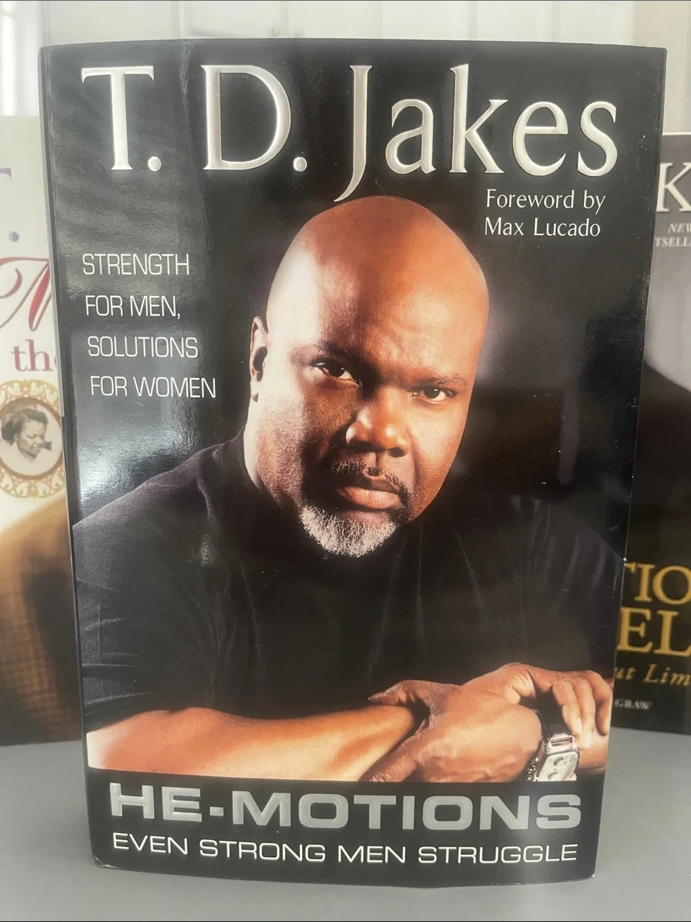 T.D. Jakes 3-Book Lot: He-Motions, Reposition Yourself, Mama Made the Difference